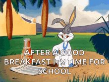 Morning Tired GIF - Morning Tired Bugs Bunny GIFs