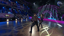 a couple of dancers on dancing with the brass