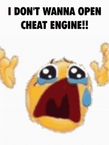I Dont Want To Open Cheat Engine Crying Emoji GIF - I Dont Want To Open Cheat Engine Cheat Engine Crying Emoji GIFs