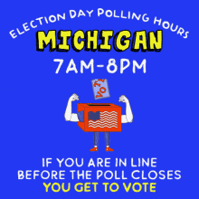 Michigan Mi GIF - Michigan Mi Election Day Polling Hours GIFs
