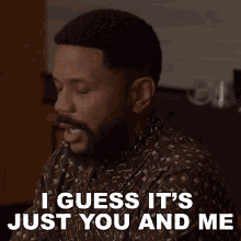 I Guess Its Just You And Me Malik Wright GIF - I Guess Its Just You And Me Malik Wright The Game GIFs