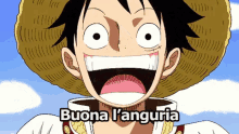 One Piece Anguria Buona Mangiare Anime Monkey D. Rufy Pirati GIF - One Piece Watermelon Delicious GIFs