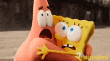 Spongebob Squarepants Movie Scared GIF - Spongebob Squarepants Movie Scared GIFs