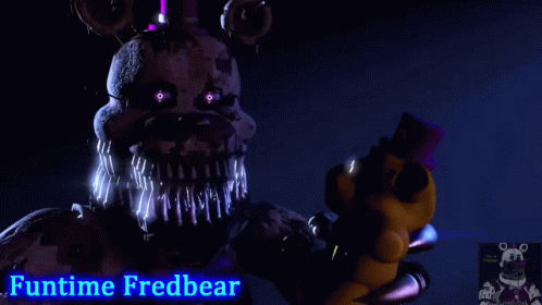 Nightmare Fredbear jumpscare [SFM] on Make a GIF
