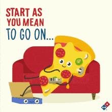 dominos gi fs pizza lazy couch off to a good start