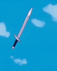 trunks from dragon ball z is holding a sword in his hand while standing in the water .