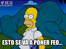 Homer Simpson Esto Se Va A Poner Feo GIF - Homer Simpson Esto Se Va A Poner Feo Los Simpson GIFs
