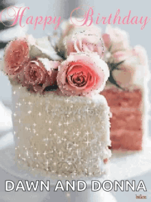 Happy Birthday Cake GIF - Happy Birthday Cake Rose GIFs