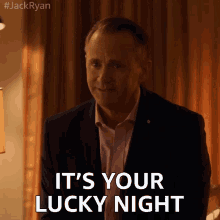 Its Your Lucky Night Lee Tergesen GIF - Its Your Lucky Night Lucky Night Luck GIFs