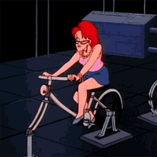 Biking Janine Melnitz GIF - Biking Janine Melnitz Ghostbusters GIFs