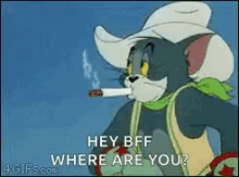 Cowboy Tom And Jerry GIF - Cowboy Tom And Jerry Howdy GIFs