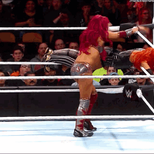 Sasha Banks Double Knees GIF - Sasha Banks Double Knees Becky Lynch GIFs