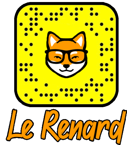Le Renard Renard Sticker - Le Renard Renard Renard Snapcode Stickers