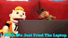 Sml Junior GIF - Sml Junior I Think We Just Fried The Laptop GIFs