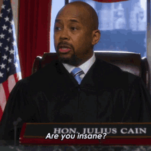 Are You Insane Julius Cain GIF - Are You Insane Julius Cain The Good Fight GIFs