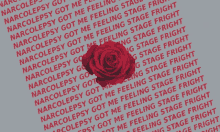 Narcolepsy Got Me Feeling Stage Fright Blood GIF - Narcolepsy Got Me Feeling Stage Fright Blood Rose GIFs
