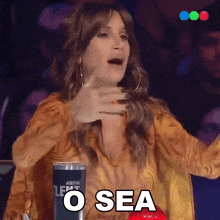 O Sea Pow Flor Peña GIF - O Sea Pow Flor Peña Got Talent Argentina GIFs