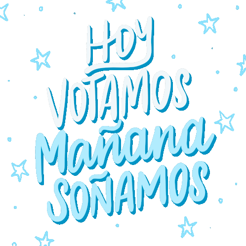Hoy Votamos Manana Sonamos Sticker - Hoy Votamos Manana Sonamos Today We Voted Stickers