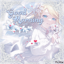 Good Morning Rin Kagamine GIF - Good Morning Rin Kagamine Vocaloid GIFs