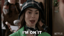 Im On It Emily Cooper GIF - Im On It Emily Cooper Lily Collins GIFs