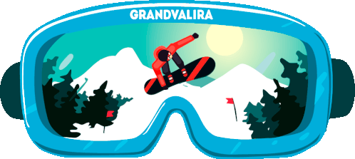 Andorra2019 Grandvalira Sticker - Andorra2019 Grandvalira Ice Skiing Stickers