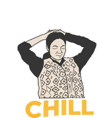 Chill Out Calm Sticker - Chill Out Calm Peace Stickers