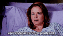 Greys Anatomy April Kepner GIF - Greys Anatomy April Kepner A Fair And Honest Price For Quality Pork GIFs