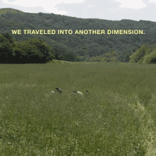We Traveled Into Another Dimension Field GIF - We Traveled Into Another Dimension Field Play GIFs