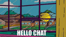 Hello Chat Hello GIF - Hello Chat Hello Simpsons GIFs