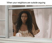 When Your Neighbors Are Outside Arguing Dewanda Wise GIF - When Your Neighbors Are Outside Arguing Dewanda Wise Jessica GIFs