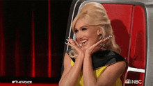 Adorable Pose Gwen Stefani GIF - Adorable Pose Gwen Stefani The Voice GIFs