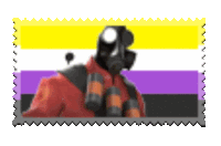 Blinkie Stamp Sticker - Blinkie Stamp Pyro Tf2 Stickers