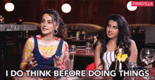I Do Think Before Doing Things Taapsee Pannu GIF - I Do Think Before Doing Things Taapsee Pannu Shagun Pannu GIFs
