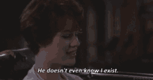 Sixteen Candles GIF - Sixteen Candles Molly Ringwald He Doesnt Know I Exist GIFs