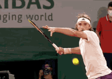 Stefanos Tsitsipas Forehand GIF - Stefanos Tsitsipas Forehand Tennis GIFs