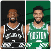 Brooklyn Nets (25) Vs. Boston Celtics (30) First-second Period Break GIF - Nba Basketball Nba 2021 GIFs