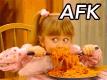 Afk GIF - Afk Eating GIFs