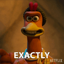 Exactly Ginger GIF - Exactly Ginger Chicken Run Dawn Of The Nugget GIFs