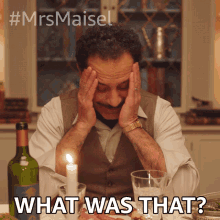 What Was That Abraham Weissman GIF - What Was That Abraham Weissman The Marvelous Mrs Maisel GIFs