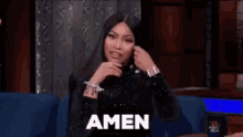 Nicki Minaj Amen GIF - Nicki Minaj Amen Preach GIFs