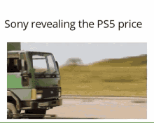 ps5 price sony revealing the ps5price truck drive
