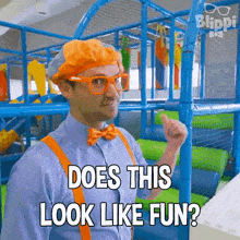 Does This Look Like Fun Blippi GIF - Does This Look Like Fun Blippi Blippi Wonders Educational Cartoons For Kids GIFs