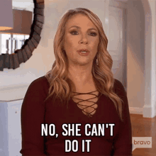 No She Cant Do It Real Housewives Of New York GIF