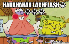 Patrick Und Spongebob Lachflash - Lachflash GIF - Lachflash Spongebob Squarepants Squarepants GIFs