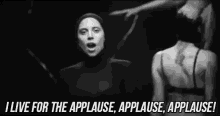 Ladygaga Applause Clap Iliveforit Reaction I Live For The Applause - Lady Gaga GIF - Lady Gaga Applause Clap GIFs
