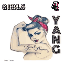 Yang Gang Girls For Yang GIF - Yang Gang Girls For Yang Girl Yang GIFs
