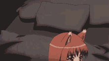 Spice And Wolf Holo GIF - Spice And Wolf Holo Sleepy GIFs
