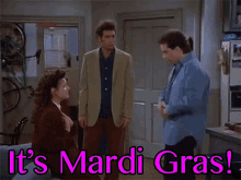 Its Mardi Gras GIF - Seinfeld Flashing Mardi Gras GIFs