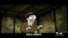 She'S Here Muthafuckahs!!!!!!!!!!!!!!!!!!!!!!!!! GIF - Flapjack Seaman Scary GIFs