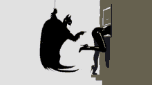 Batman Poking GIF - Batman Poking Catbot GIFs